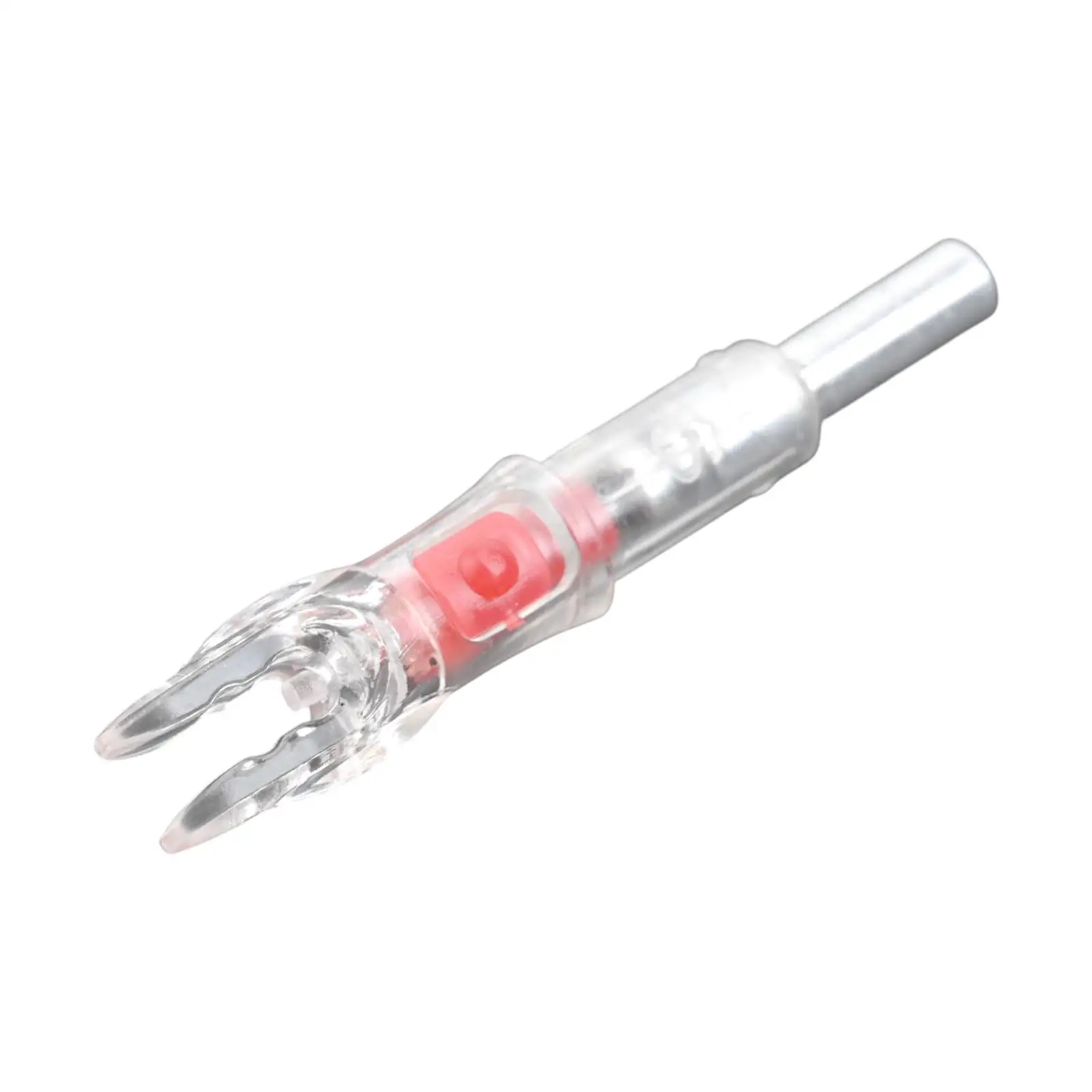 Luminous Arrow Nock with Auto-On LED Light Designed for 6.2mm Inner Diameter Arrow Shafts Compatible with Standard Arrows