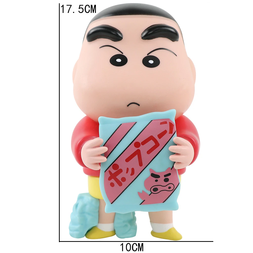 New Anime Crayon Shin-chan Sato Masao Q Version Action Figure PVC Model Statue Toys Doll Desk Decor Collection Gifts boxed