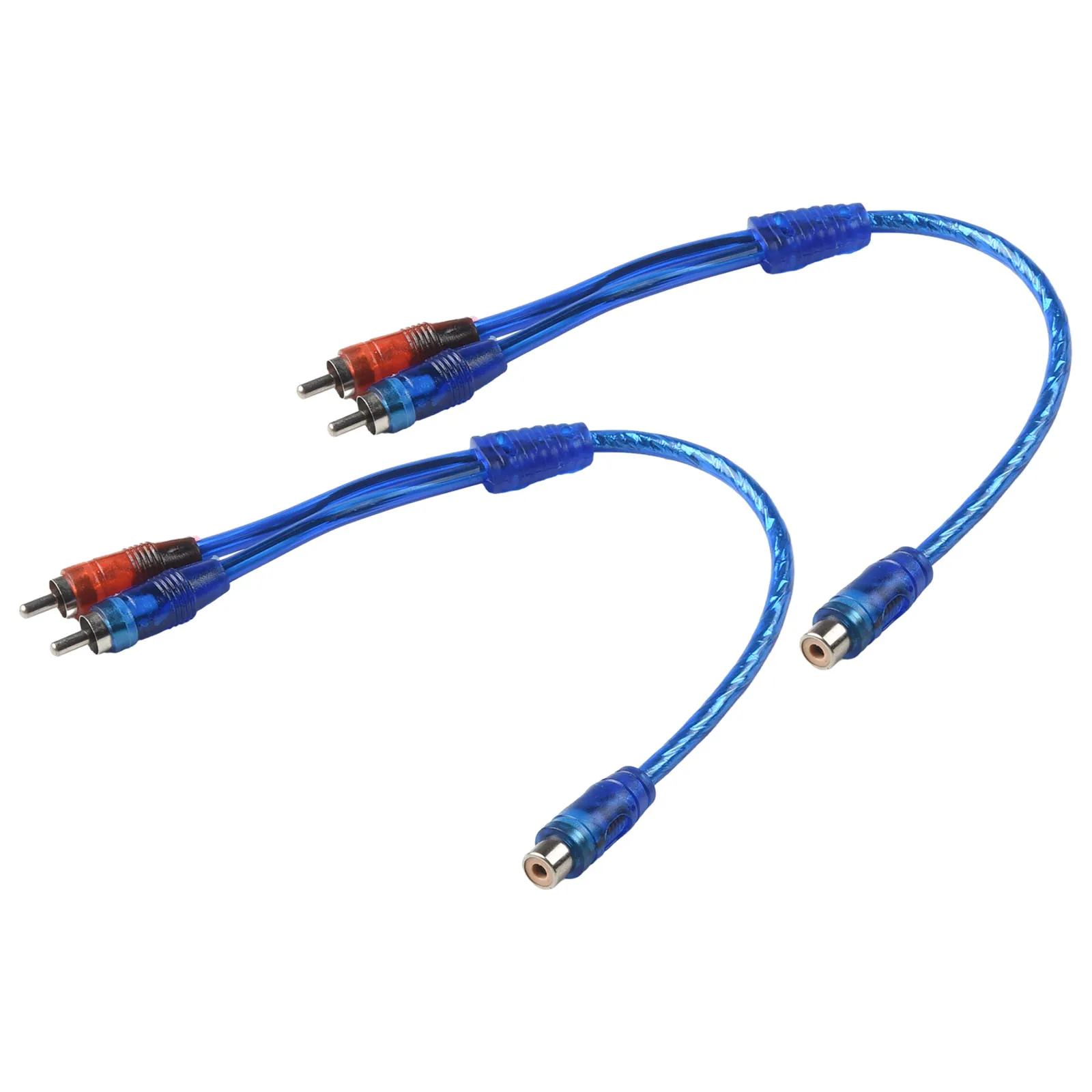 2Pcs 12 Inch Adapter Cable RCA Audio Cable 