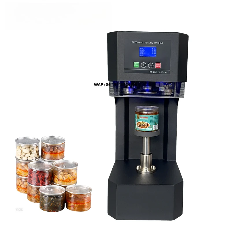 

Commercial Can Sealing Machine for Takeaway Fried Rice Packaging Automatic Cup and Paper Bowl Capping
