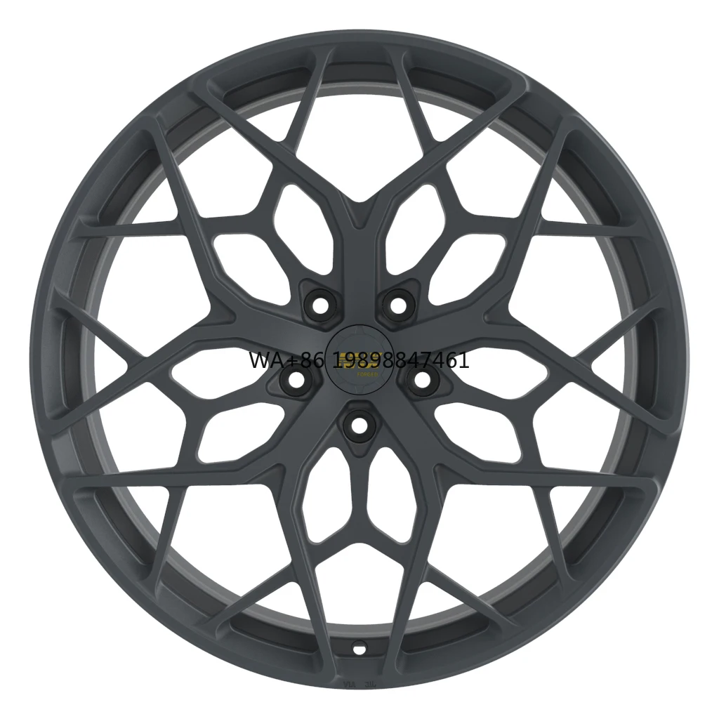 

New 17-24 Inch Matt Black Bright Vacuum Electroplating Forged Aluminium Alloy Wheels with 40mm