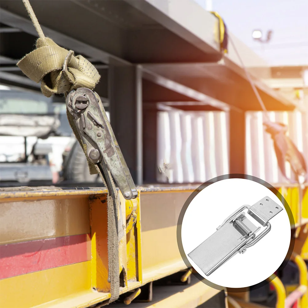 

2Pcs Heavy Duty Latch Galvanized Spring Loaded Trailer Door Lock Rv Trailer Accessories Rv Gate Replacing Lock Latch