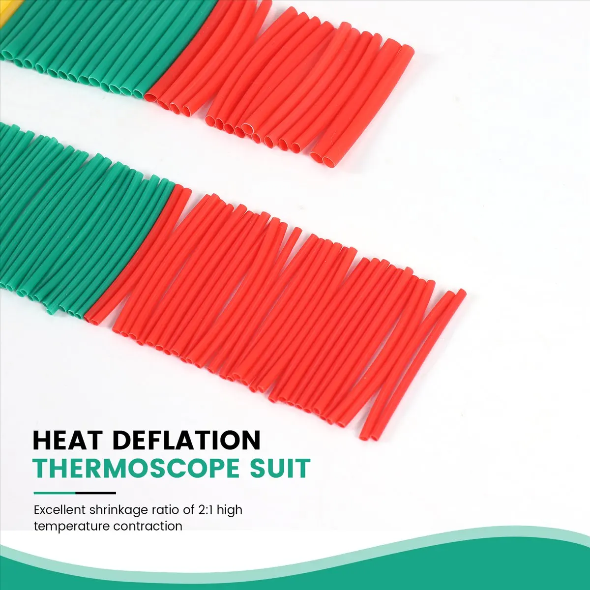 AA80 328Pcs Cable Heat Shrink Tubing Sleeve Wire Wrap Tube 2:1 Assortment Kit