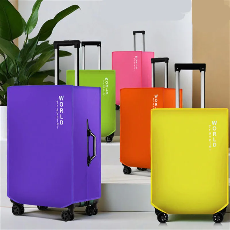 1 قطعة 20/24/26/28/30 بوصة غطاء الأمتعة الملونة الأمتعة حامي غطاء غير المنسوجة الغبار عربة حقيبة مقاومة للاهتراء #1