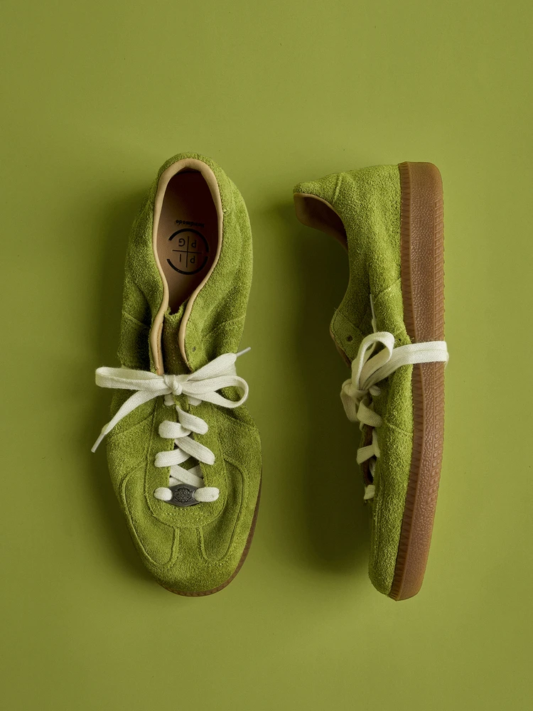 

Ретро коровья замша Deqin oes ex летняя дышащая повседневная легкая спортивная доска oes с круглым носком резиновая подошва