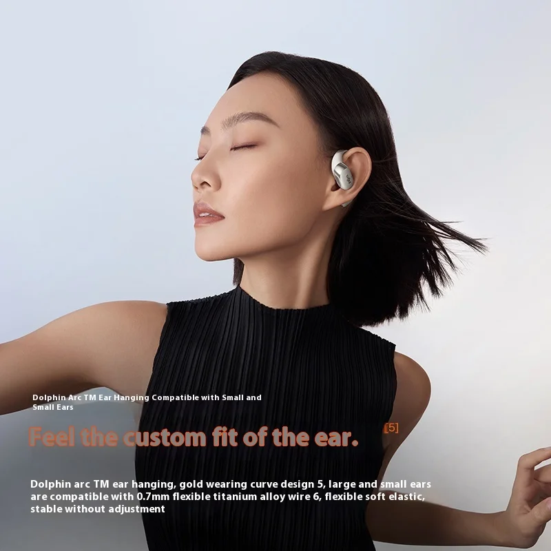 หูฟังไร้สาย SHOKZ OpenFit 2+ T921 พร้อมไมโครโฟน 4 ตัว ตัดเสียงรบกวนด้วย AI เสียง Dolby กันน้ำ IP55 หูฟังแบบเปิดสำหรับเล่นกีฬา