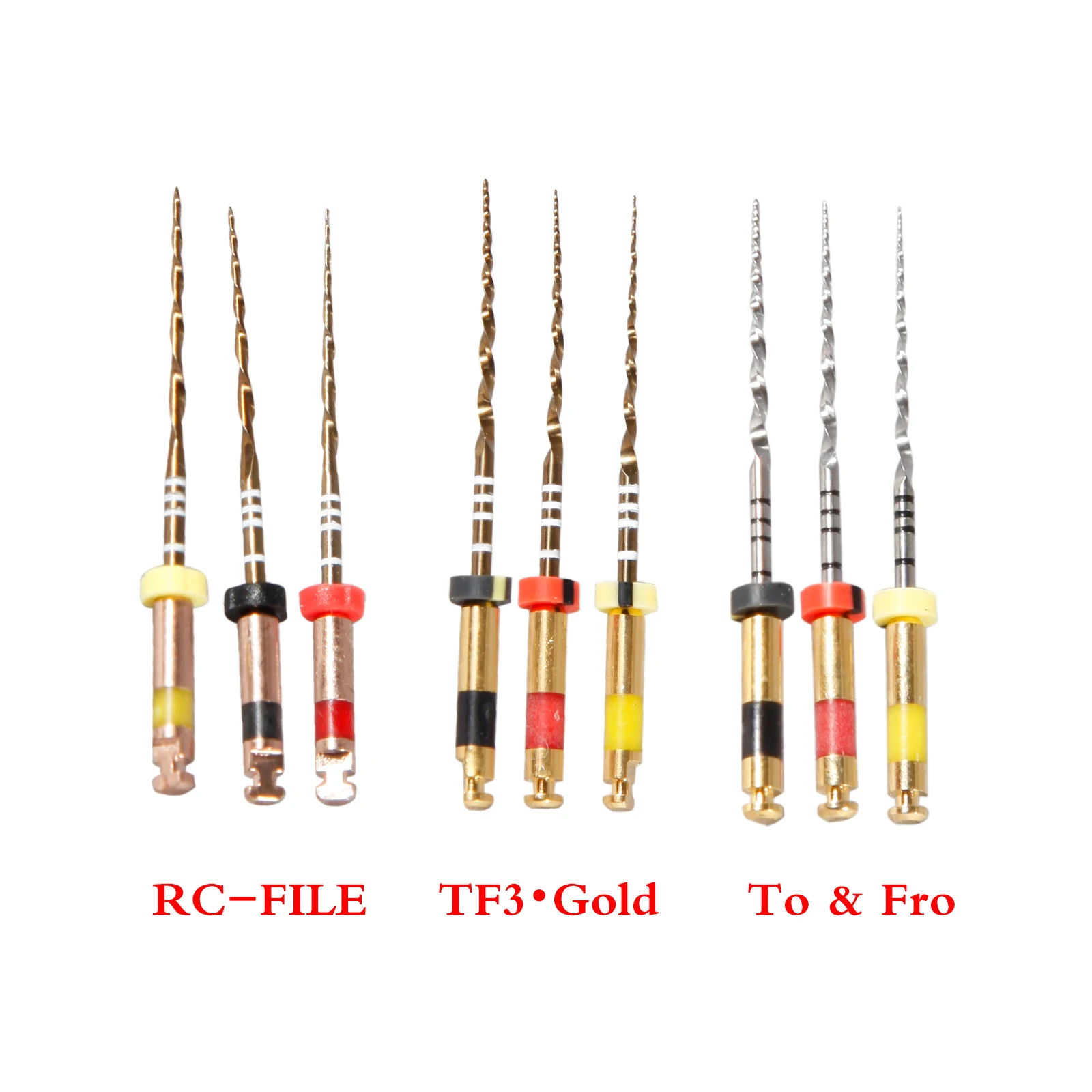 3pcs/pack Dental Endodontic Reciprocating 25MM NITI Files Rotray Endo Root Canal File High Quality