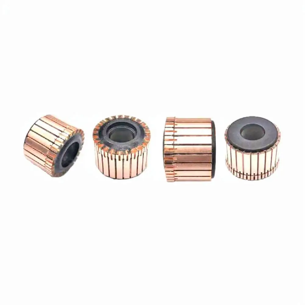 Professional Power Tool Repair Commutator For Hitachi Dongcheng Angle Grinder 24P Rotor Replacement 25.5mm Outer Diameter Part