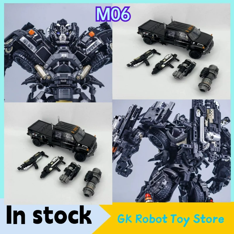 

[In Stock] Black Apple M06 Iron T Skin Repaired and Enlarged Version MPM06 Pickup Car Transformation Toy Model Collection Gift