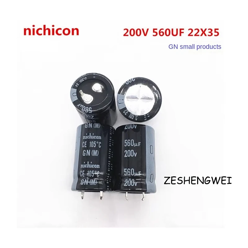

1 шт-20 шт 200 В 560 мкФ 22X35 электролитический конденсатор Nichicon 560 мкФ200 В высокое качество