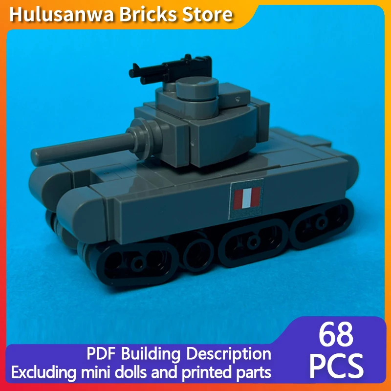 

WW2 Military Tanks Model MOC Building Bricks War Equipment Modular Technology Gifts Holiday Assemble Children Toys Suit
