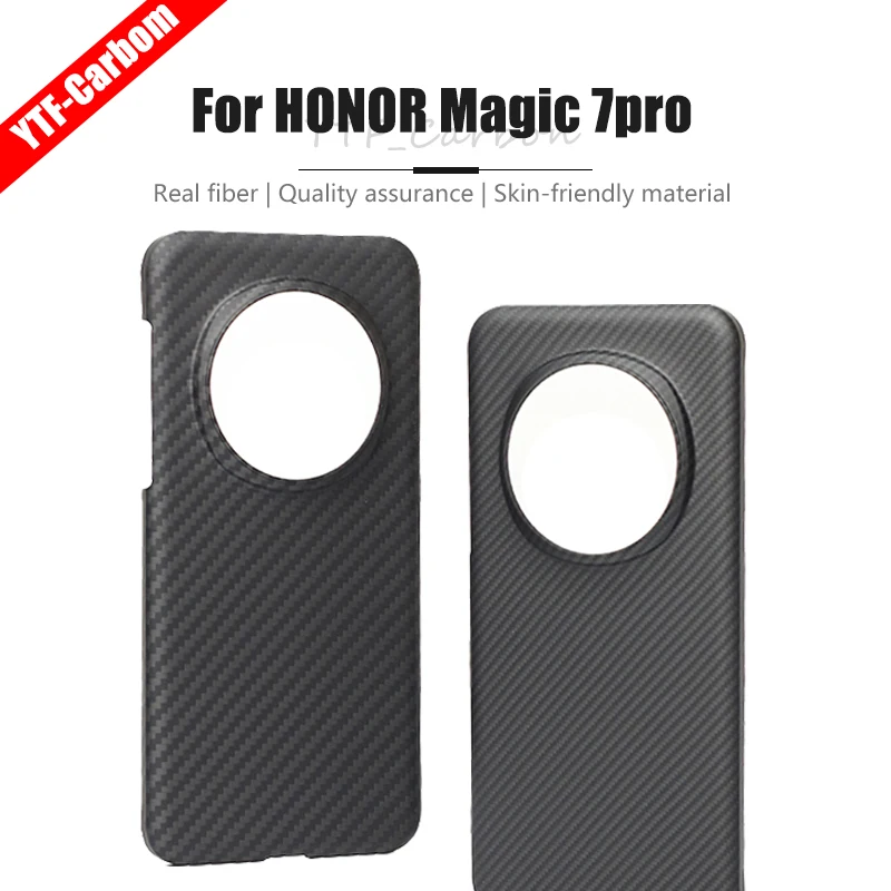 

YTF-Carbon Honor Magic7Pro series carbon fiber shell aramid protective shell business thin Magic7Pro mobile phone shell texture
