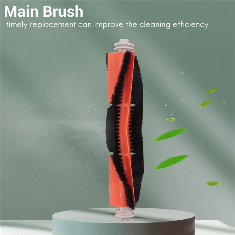 BHBD-For Dreame Bot L10 Pro Robot Vacuum Cleaner Spare Parts Main Brush Cover Replaceble Accessories -4Pcs