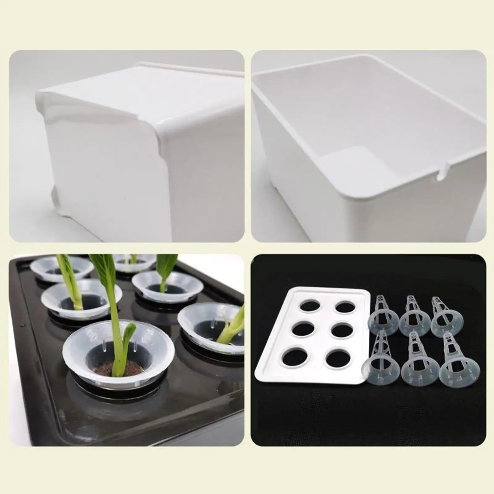 Hydroponic Planting Kit Complete Set Household Gardening Indoor Hydroponics Planting Seedling Kit For Lettuce Flowers Balcony