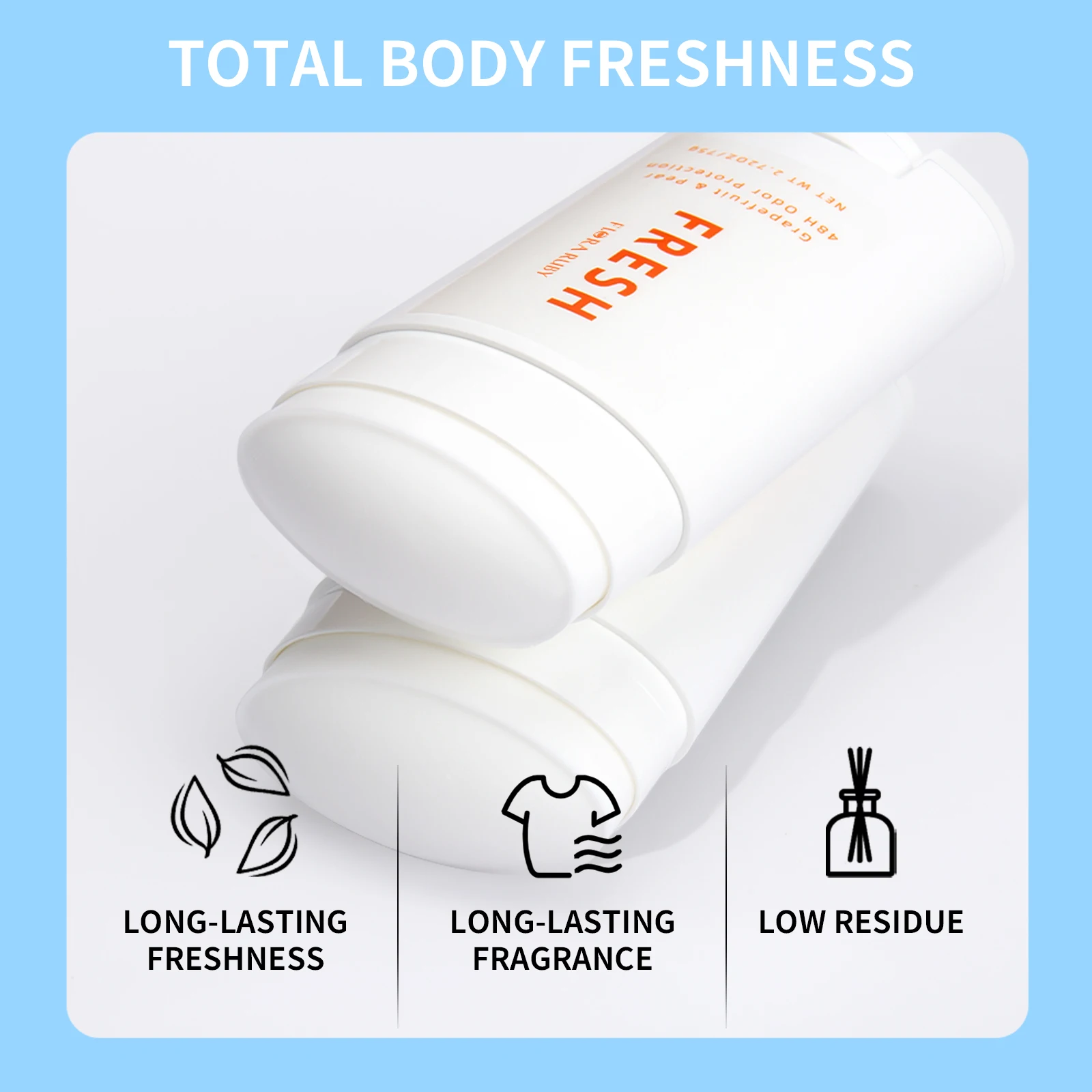 Deodorant Contains Naturally Derived Ingredients, 72 Hour Odor Control | Deodorant for Women Men, Aluminum Free, Coconut Oil 75g