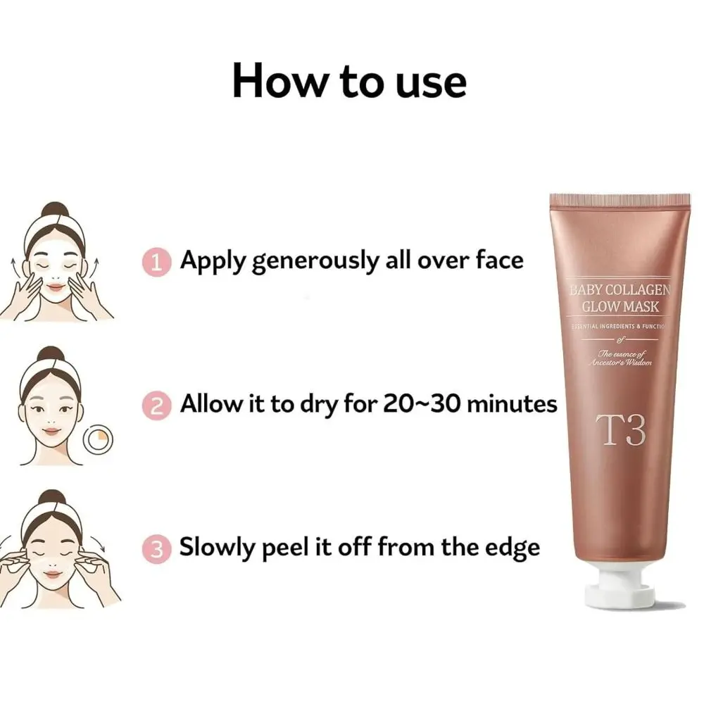 Skin Care Reduce Blackheads Face Mask Anti-Wrinkle Shrink Pores Facial Mask Smooth Anti-Aging Collagen Peel Off Mask