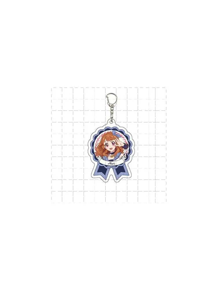 Anime Mizuki Ichigo Akayi Ran Sumire Kaede Game Keychain Doll Acrylic Keyring Pendant for Gift