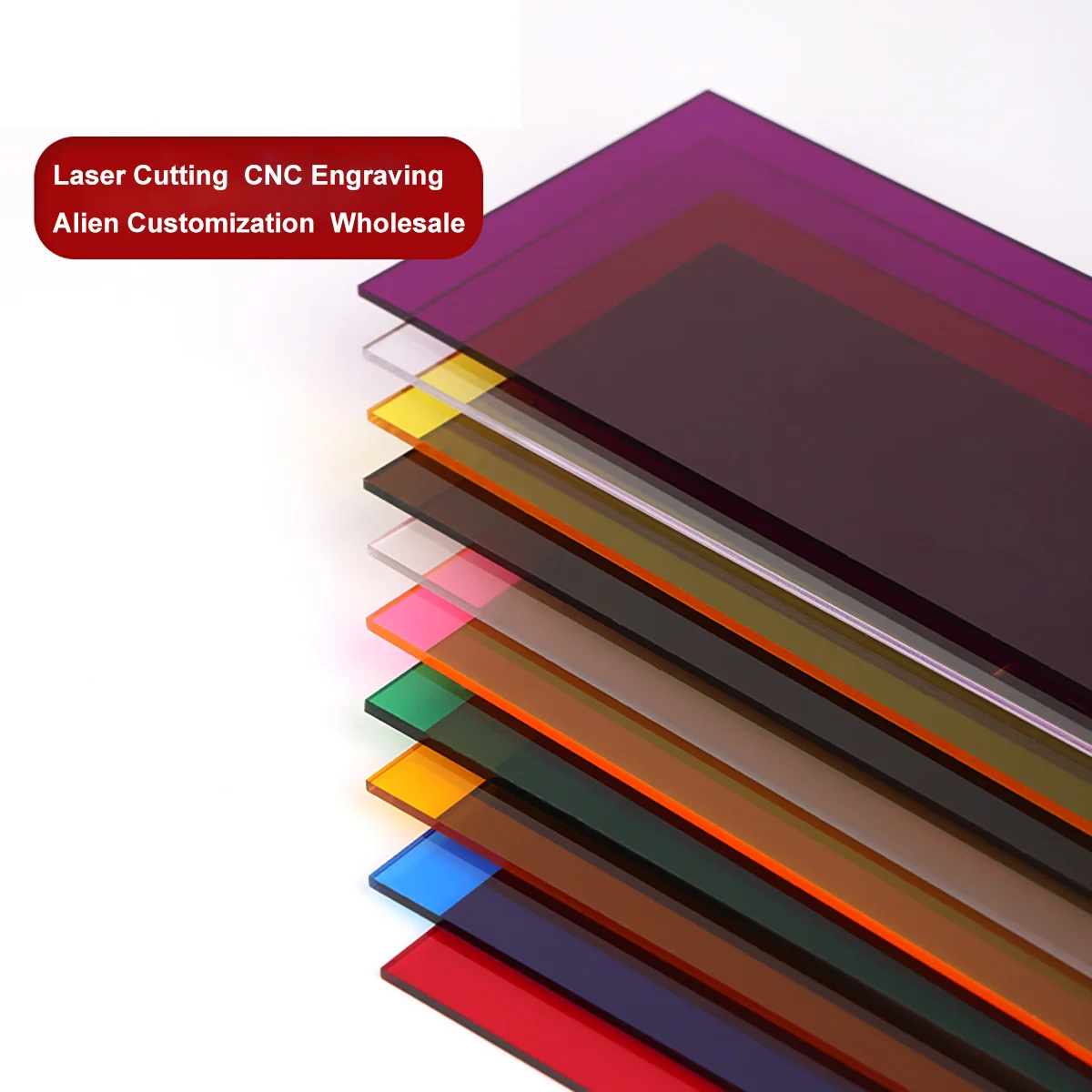 

Thickness 3mm Colorful Translucent Acrylic Board Colored Plastic Sheet DIY Building Model Craft Picture Frame Processing