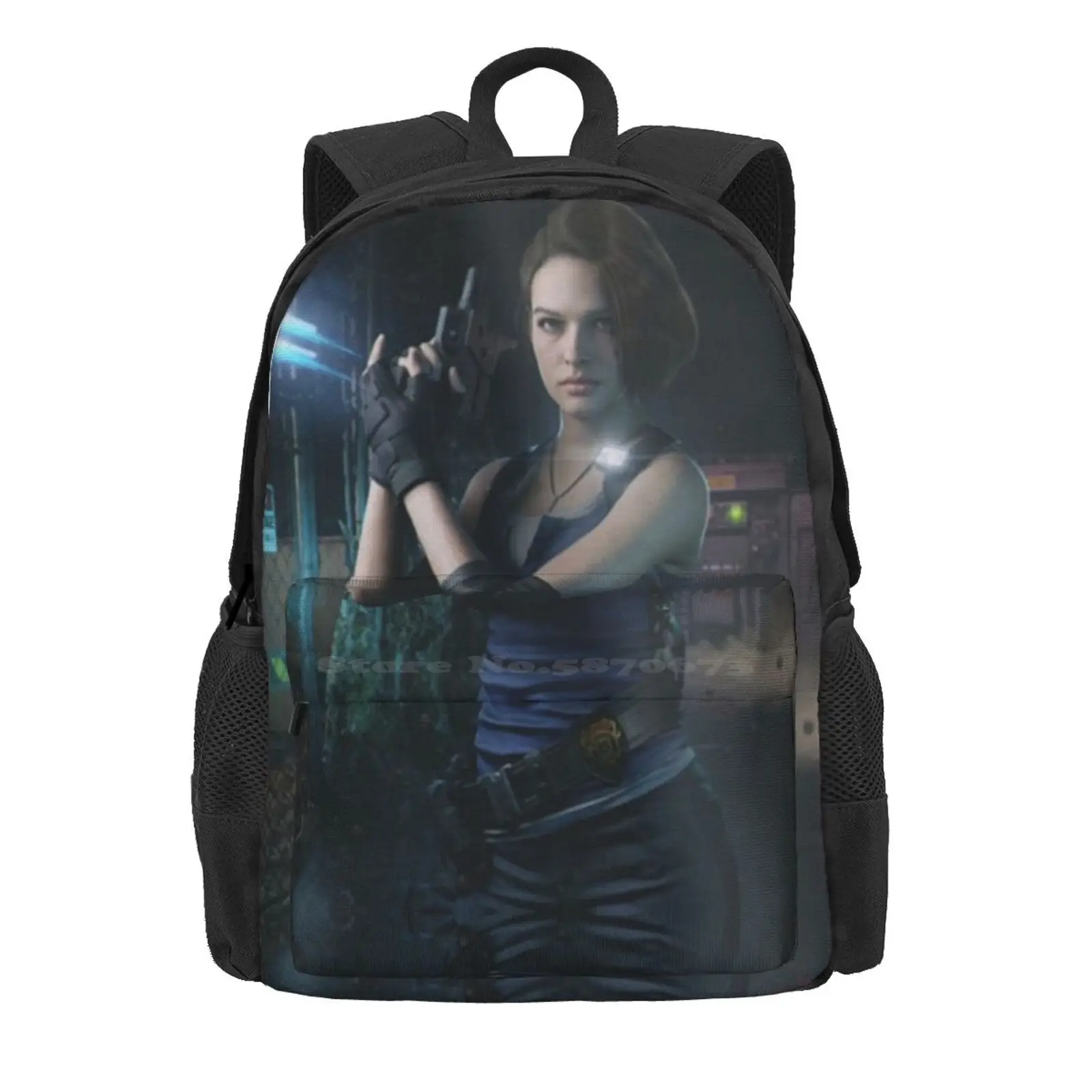 Jill So Pretty Poster Hot Sale Schoolbag Backpack Fashion Bags 2 3 Remake 8 Village Jill Valentine Carlos Olivera Leon S