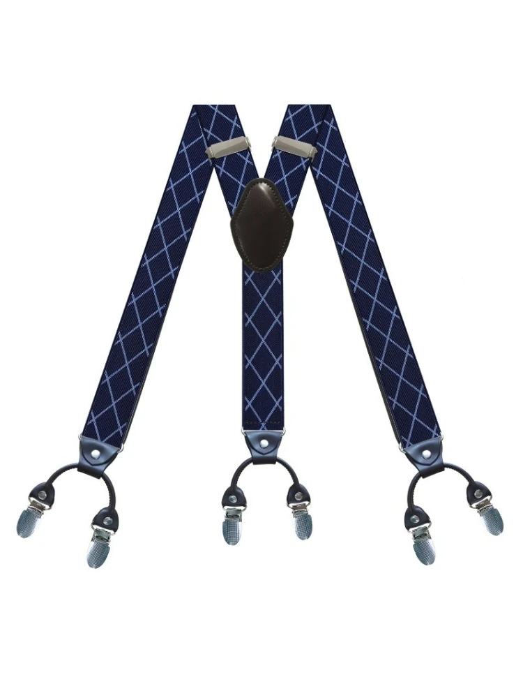 3.5 * 125CM Wide Suspenders Elastic Adjustable Suspenders Man For Pants Braces Men's Suspenders Powerful Work Tools Belt