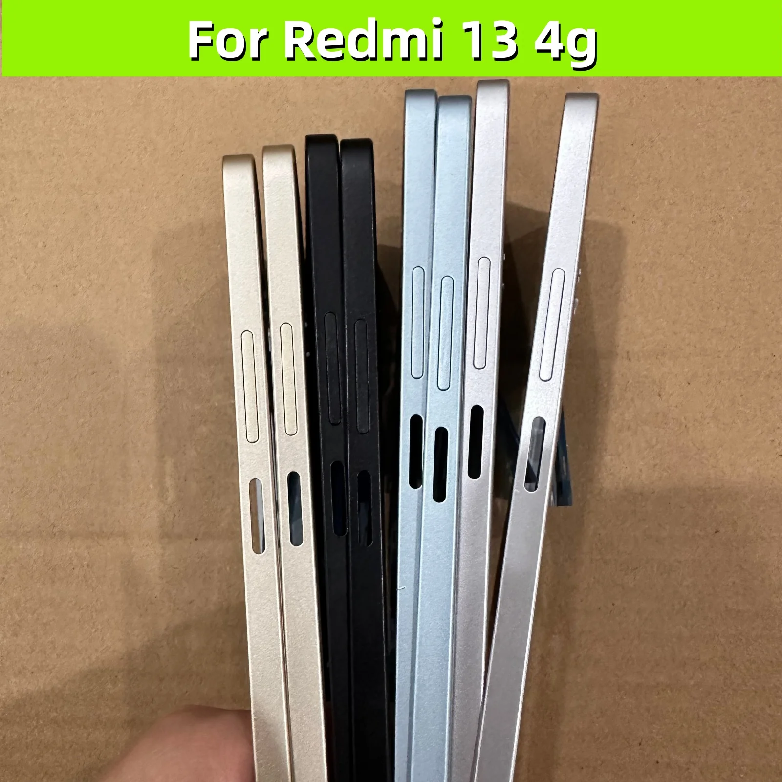 Оригинальная средняя рамка для Xiaomi Redmi 13 4G 5G, корпус с NFC-шлейфом, запчасти для ремонта