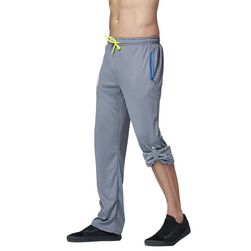 Pantalones de pesca de verano para hombre, Pantalón deportivo largo, suelto, transpirable, protector solar, ocio, pesca al aire libre, correr, pantalones ajustables