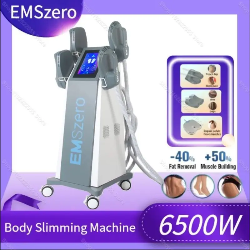 

Professional 6500w EMS Body Sculpting Machine Portable RF 15 Tesla EMSzero NEO Nova Muscle Stimulation Slimming