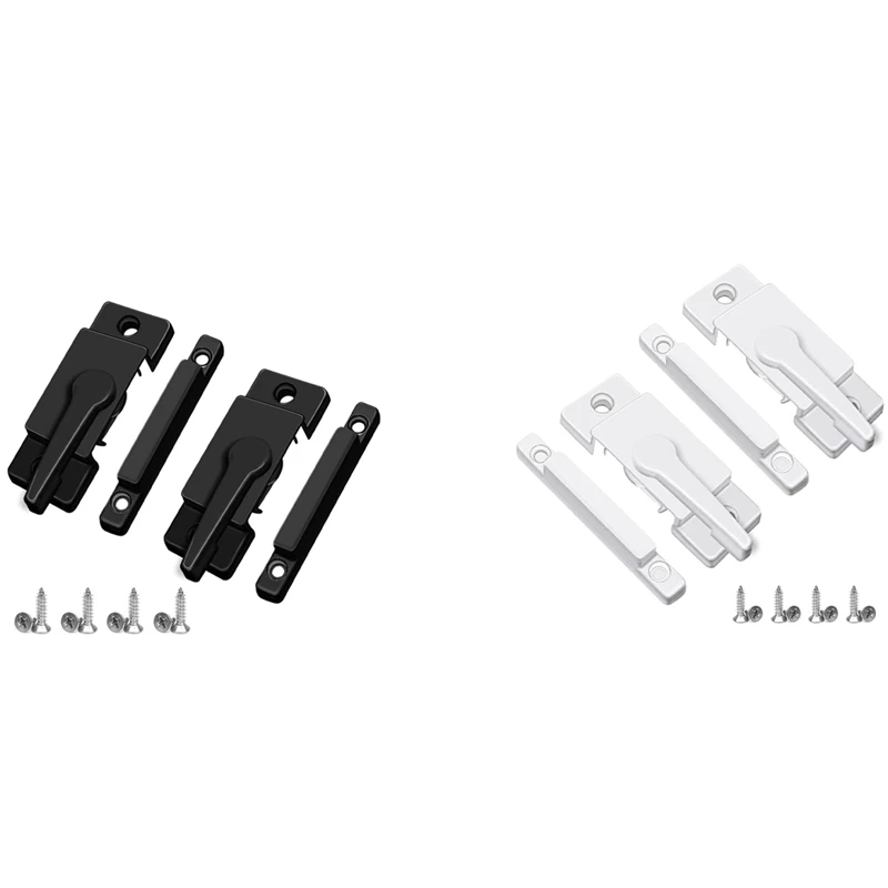 Sliding Window Sash Locks White 2 Pack Cam Sash Locks For Double Hung Window Latch Lock Security Vinyl Window Sash