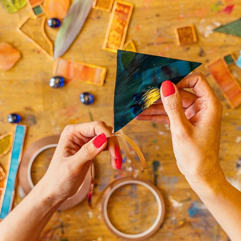 Лента BAAG-медная фольга для витражей и поделок, для пайки витражей, принадлежности для витражей