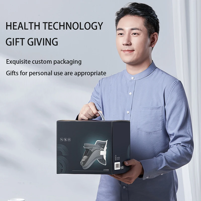 قابل للتعديل دعم الهواء هدفين العمود الفقري مصحح العلاج الطبيعي تقويم العظام الرقبة حزام الجر جهاز مضخة الرقبة نقالة