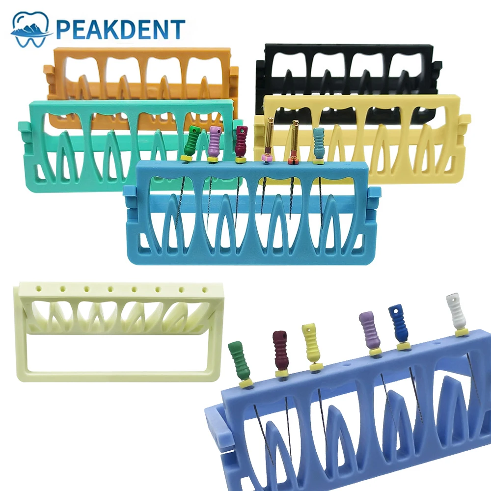 

8 Holes Dental Endodontic Files Holder Drill Stand Root Canal File Block Endo Stand Endo Tray Organizer Endo Sterilization