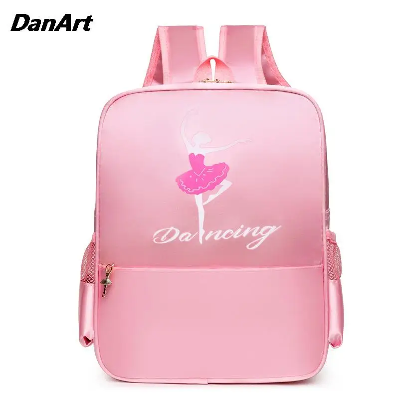 Meninas dança mochila duffel sacos crianças ballet dança saco de armazenamento ginástica bolsa de ombro crianças saco de escola da criança saco de dança