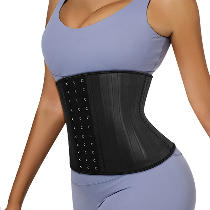 

Short Torso Corset Latex Waist Trainer Body Shaper Binder Shapewear Women Slimming Cincher Reducing Girdles Colombians Fajas