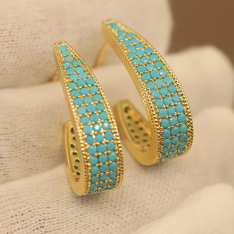 New Sight Luxury Crystal Irregular Leaf Stud Earrings for Women Fashion Brand Jewelry Trendy Zirconia Earrings Gift