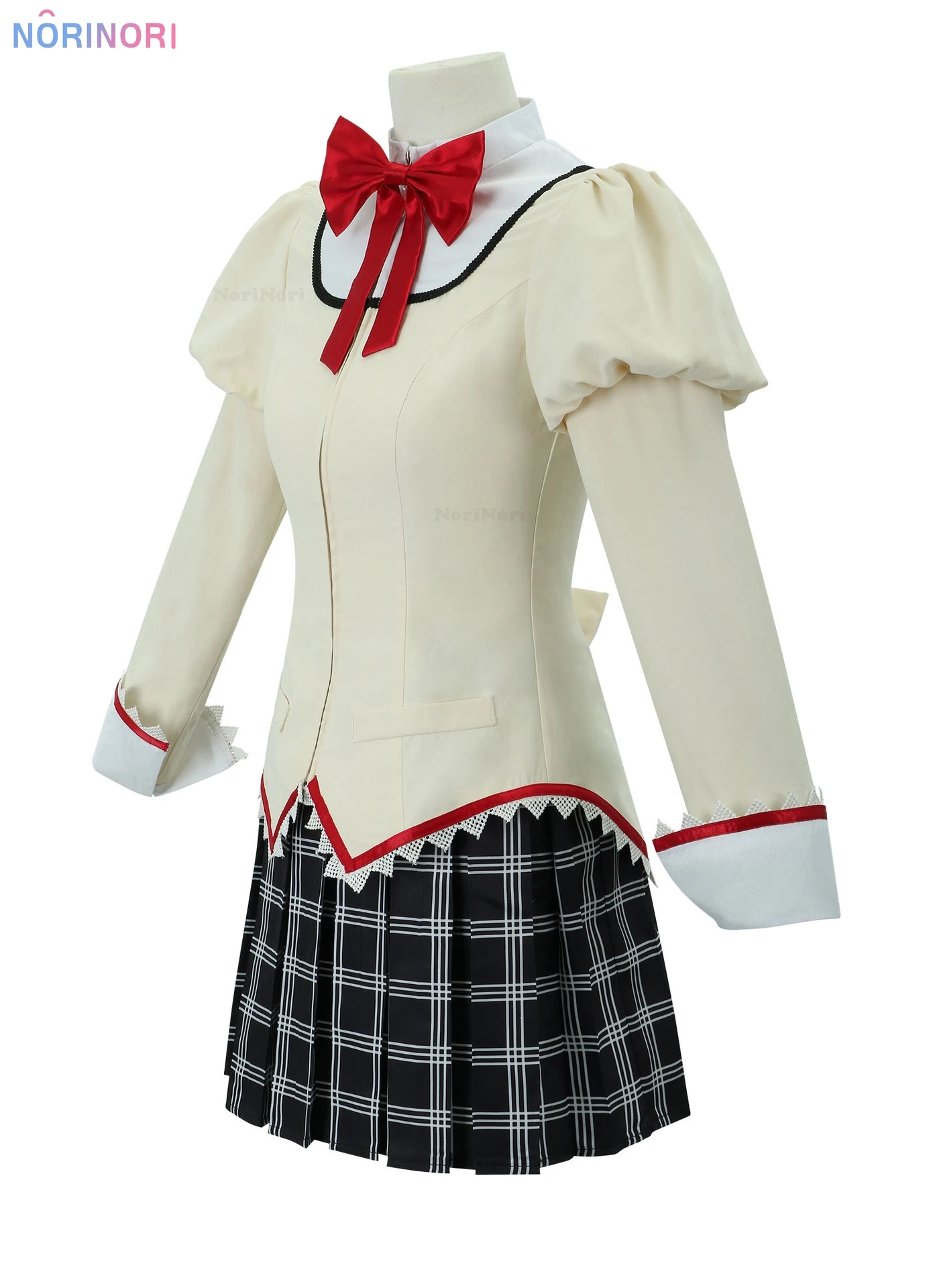 Kaname Madoka Anime Puella Magi Madoka Magica Cosplay Kostuum Kleding Pruik Schoenen Uniform Cosplay Akemi Homura Tomoe Mami Set