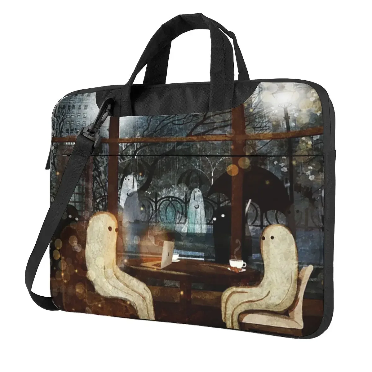 

Warm Glow Crossbody Laptop Bag Case Computer Bag 13 14 15.6 Inch Notebook Pouch for Macbook Pro Lenovo