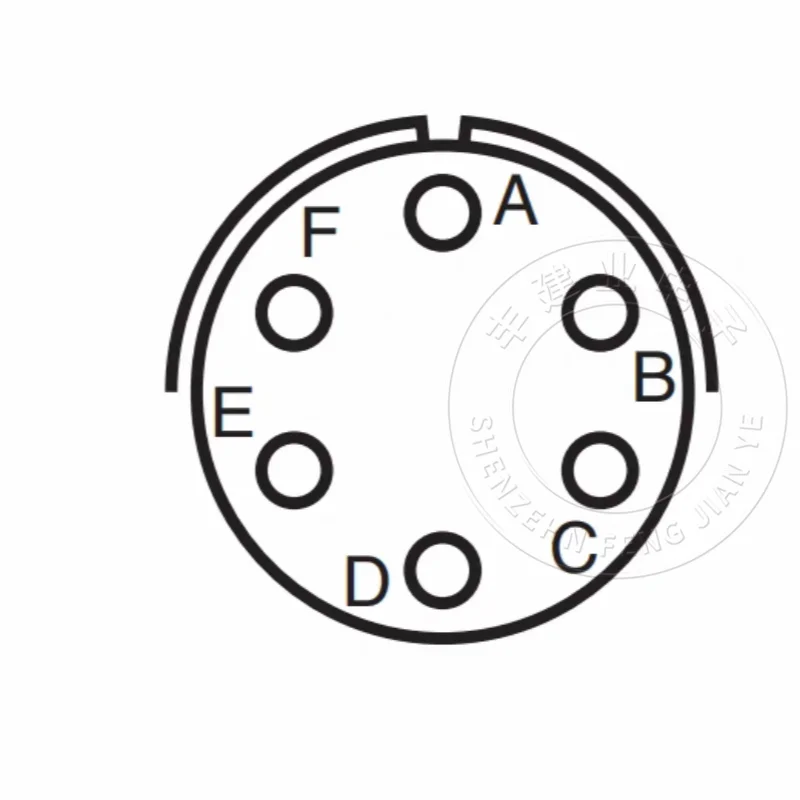 1-5PCS PT07A-10-6P/MS3114 26482 conector de soquete circular PT07A-10-6S