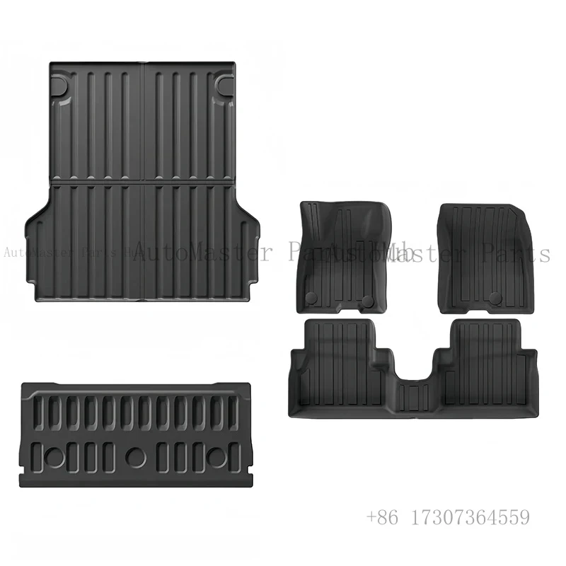 

Truck Bed Mat Floor Taiate Mat Business Design Full Set Non-Skid Durable TPE 2022-2024 for Maverick Pickup Bed Liner