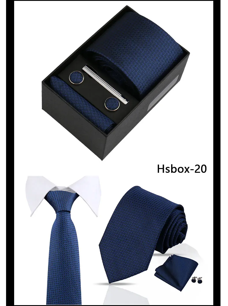 Modische Krawatten für Herren, Paisley-Krawatte, Geschenkbox-Set, originelle Geschenke für Herren, hochwertige Krawatte, Business-, Hochzeits- und Anzug-Accessoires – Detail 24