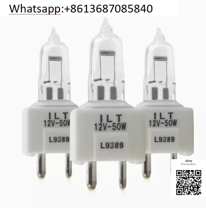 

1pcs/Lot ILT 12V50W L9389 Halogen Lamp BS-200 BS-300 BS-400 BS200 BS300 BS400 Chemistry Analyzer GY9.5 Bulb