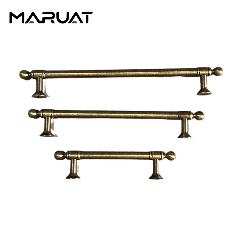 

Латунная ручка шкафа во французском стиле, твердая латунь, кухонная дверная ручка, ручки для комода, шкафа, выдвижной ящик, мебельные ручки