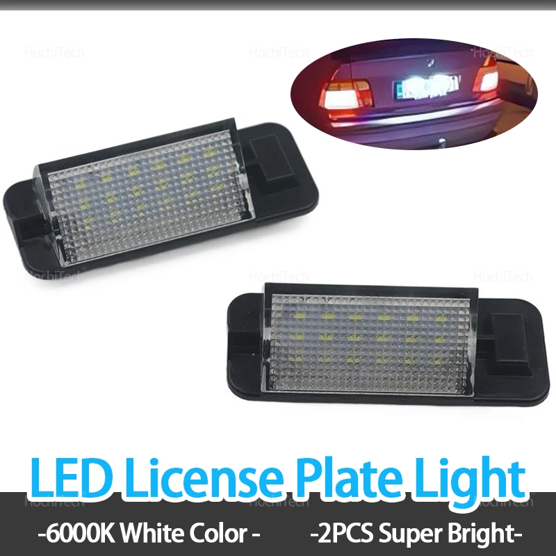 

For BMW E36 3 Series 318i 325i 328i 1992 1993 1994 1995 1996 1997 1998 LED Number Plate Light Error Free License Plate Lamp