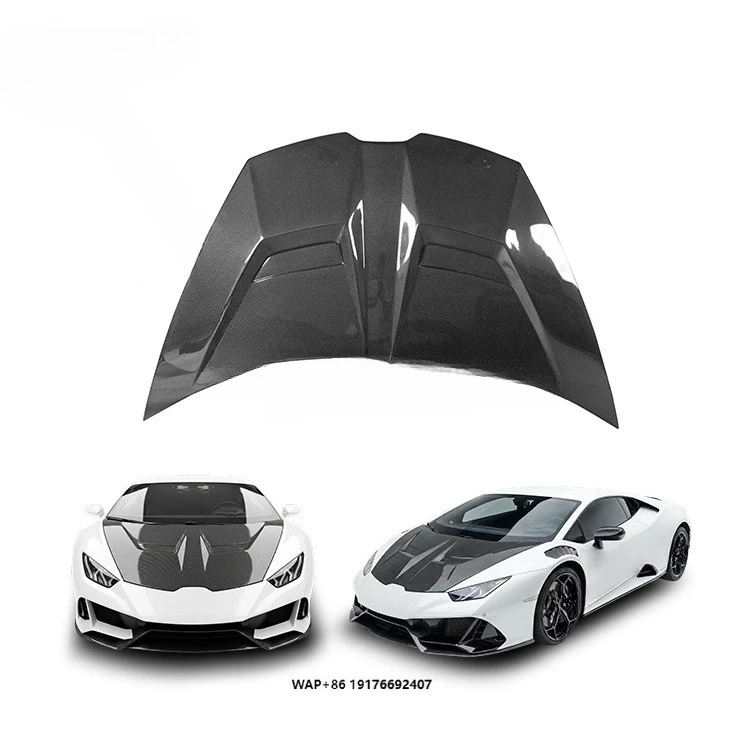 Car Accessories carbon fiber Hood for Huracan LP610 upgrade to v style engine hoods