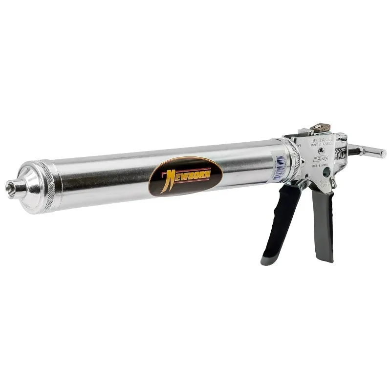 Newborn 624-GTS Bulk/Sausage Deluxe Smooth Hex Rod Caulking Gun with Comfort Grip, 24 oz. Bulk/10-20 oz. Sausage Packs