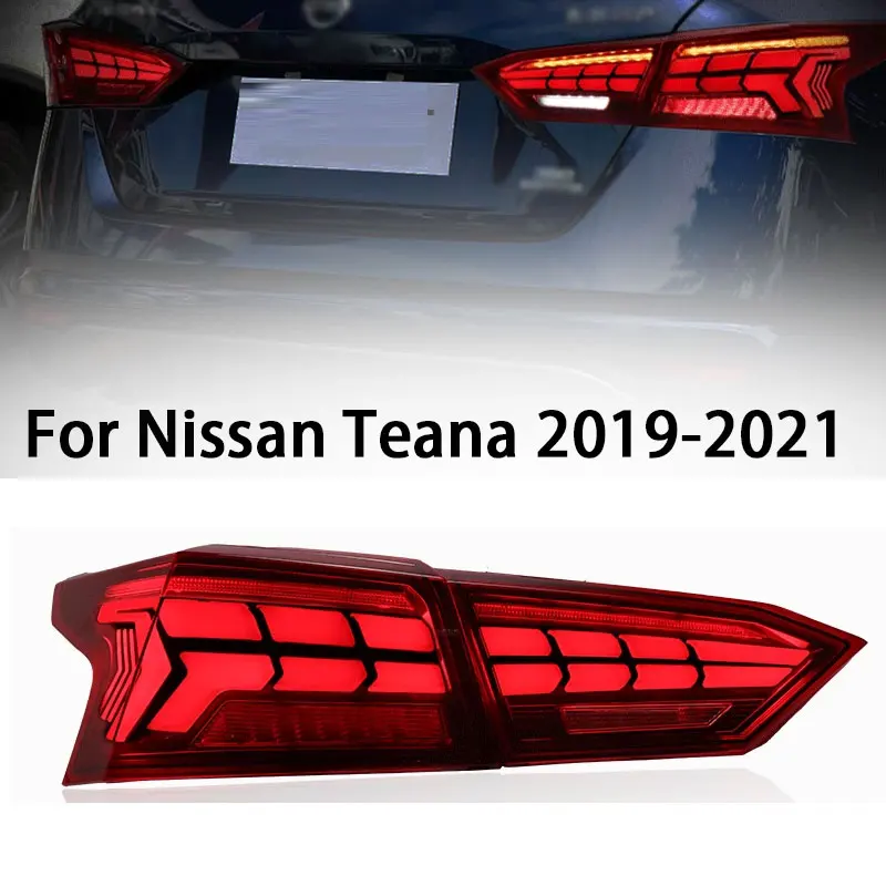 Car Accessories Led Taillights for Nissan Teana LED Tail Light 2019-2021 Altima Rear Fog Brake Turn Signal Automotive Accessorie