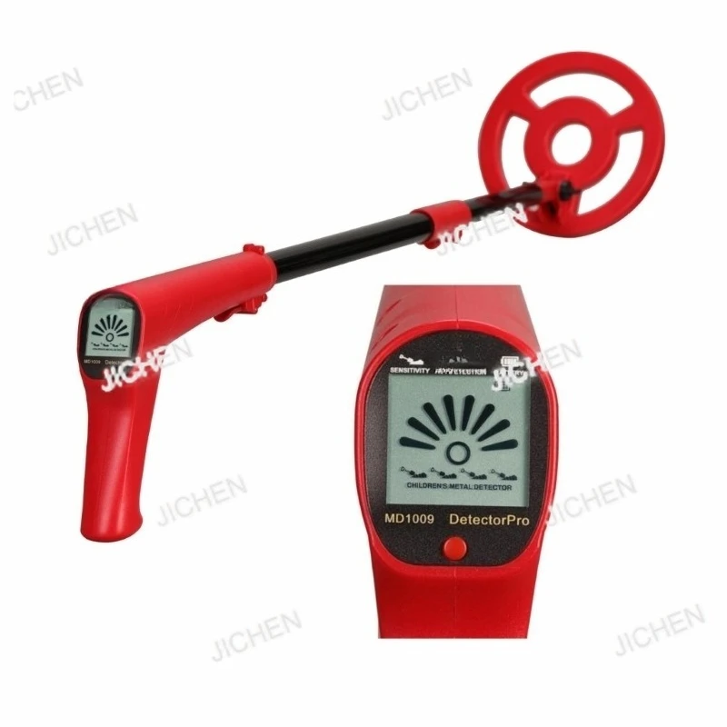 

Neu уличный металлоискатель для детей в возрасте 5, 12, легкий ABS-строительный ЖК-дисплей с визуальной обратной связью, регулируемый столб 27,5 37,8 дюйма