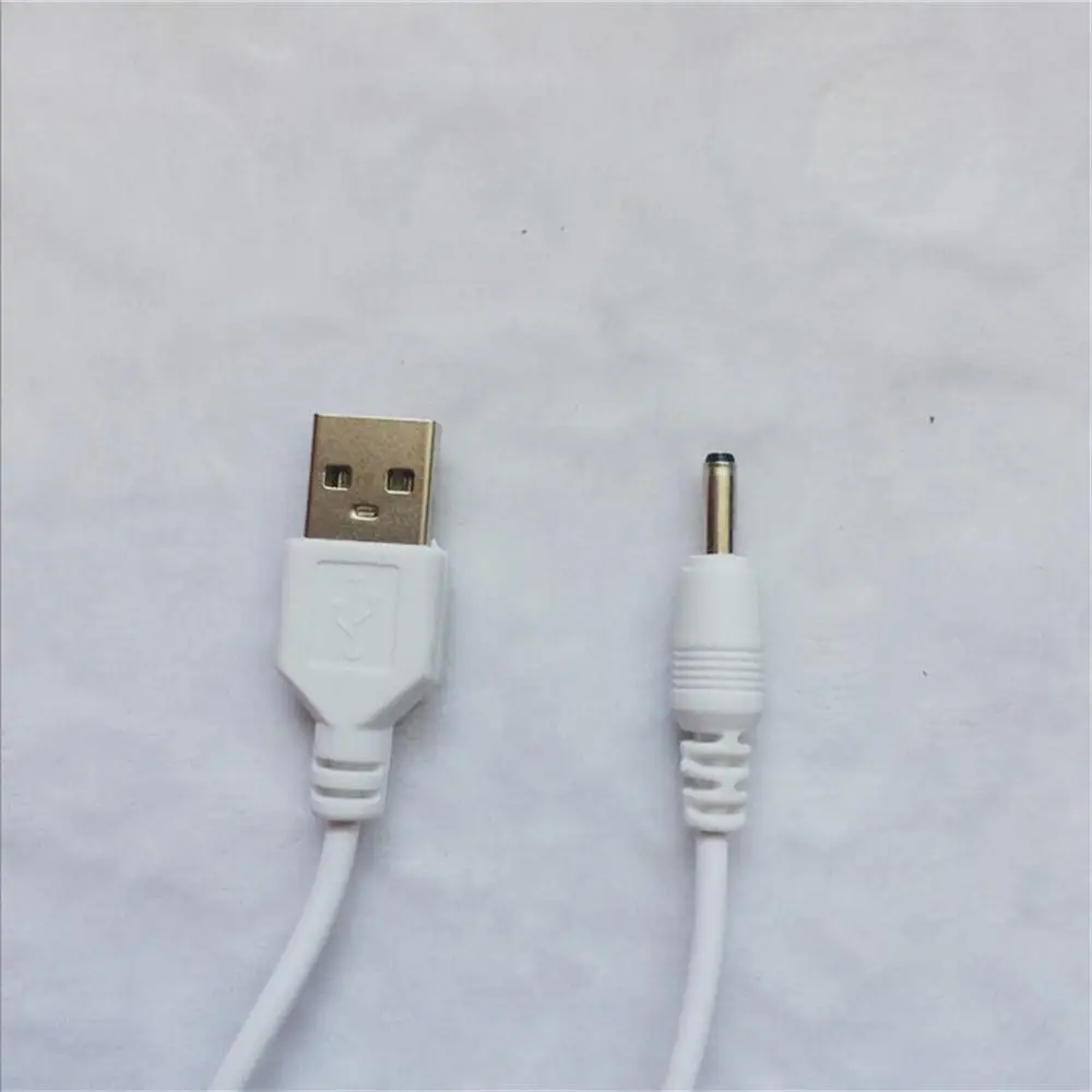 Charger Adapter Convenient Multifunctional Power Cable Usb To 3.5 Interface White Round Data Line Digital Cable Fast Charging