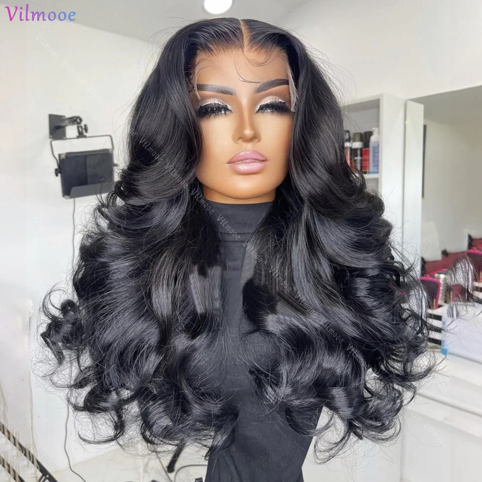 

200 Density 4x4 Scalp Cap HD Lace Front Wig Body Wave Silk Base 5x5 Lace Closure Human Hair Wigs Pre Plucked Brazilian Remy Hair