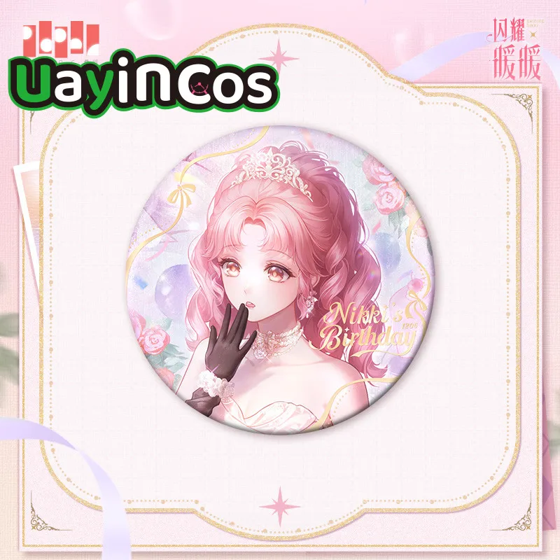 

Original Miracle Nikki Badge Shikishi Colored Paper Acrylic Coasters Photo Card Set Stand Doll Keychain Anime Game Toy Kids Gif