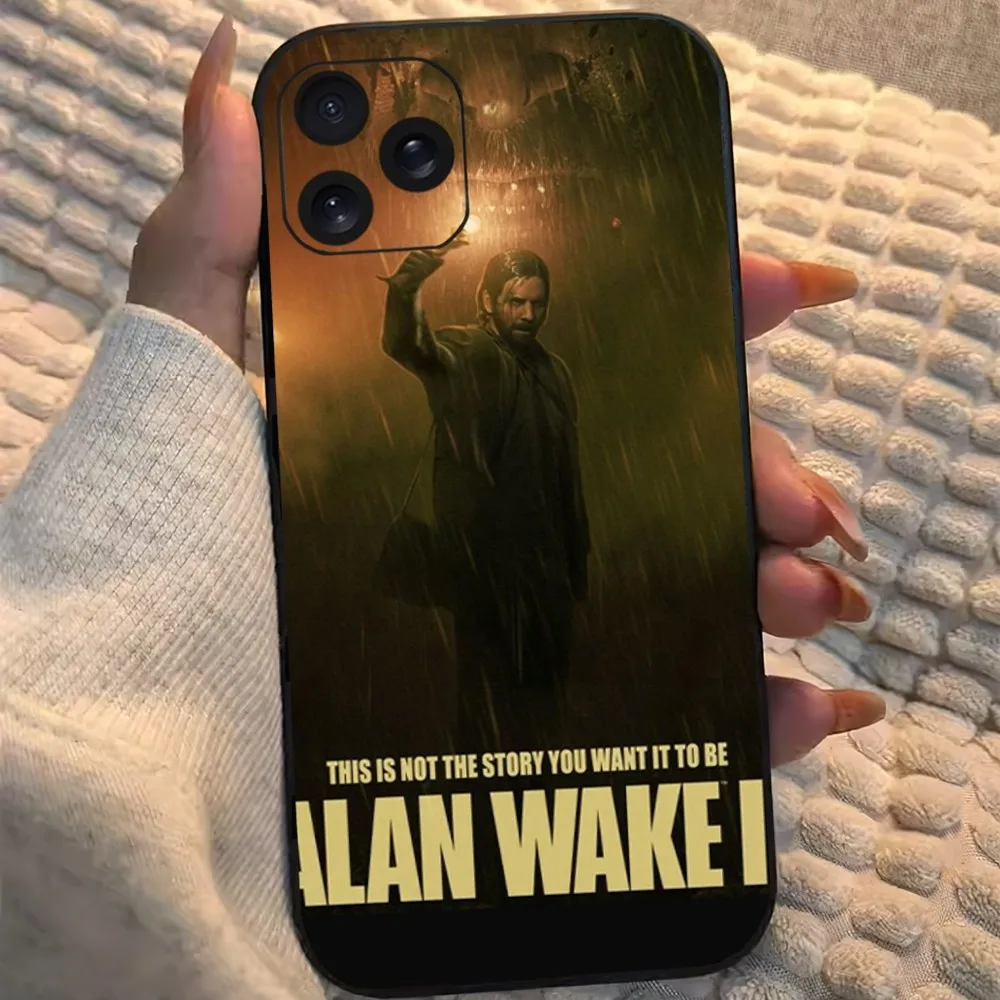 Game A-Alan Wake 2 Phone Case For iPhone 8 11 12 13 14 15 Mini X XR XS PRO MAX Plus Shell